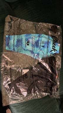 Cheek Boss blue tie-dye thong, TH115-53, NIP